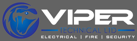 the logo for Viper Technical LTD with a white and gradient blue colour palette